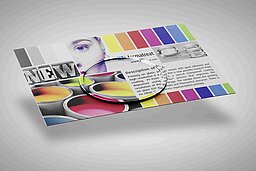 Printed metall plate